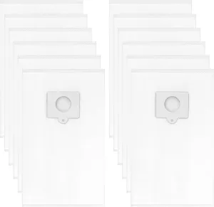 12 Pack Canister Vacuum Cleaner Dust Replacement Bags Fit for Kenmore Type Q/C 5055,50557,50558,200 400 600 700 800 series Bag
