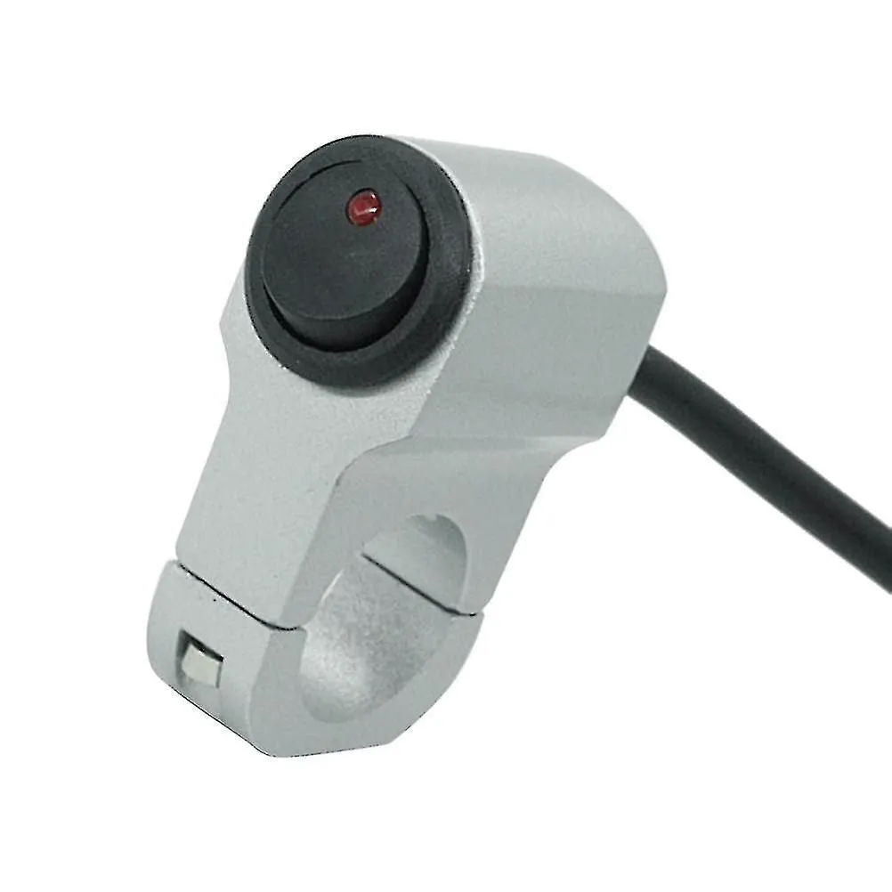 12v 25mm Motorcycle Handlebar Headlight Switch Motorbike Modification Button Wit