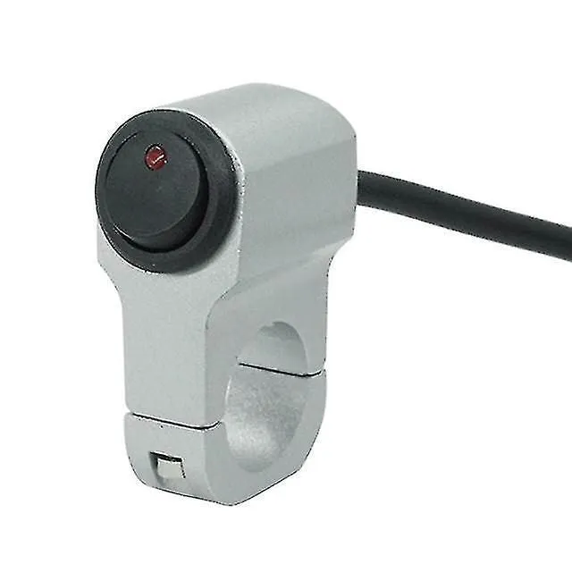 12v 25mm Motorcycle Handlebar Headlight Switch Motorbike Modification Button Wit