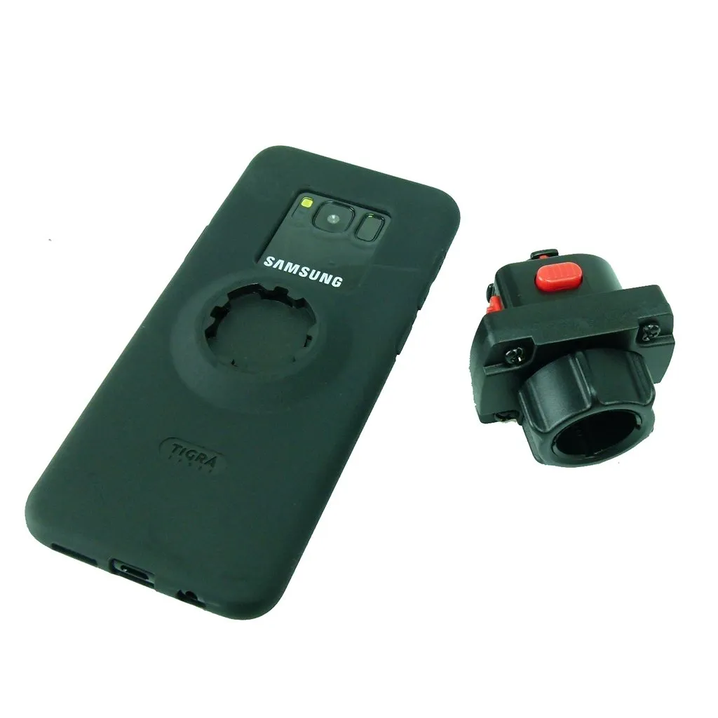 14.5cm Extended Mororcycle Handlebar Mount TiGRA MountCase 2 for Samsung Galaxy S10 PLUS (sku 47836)