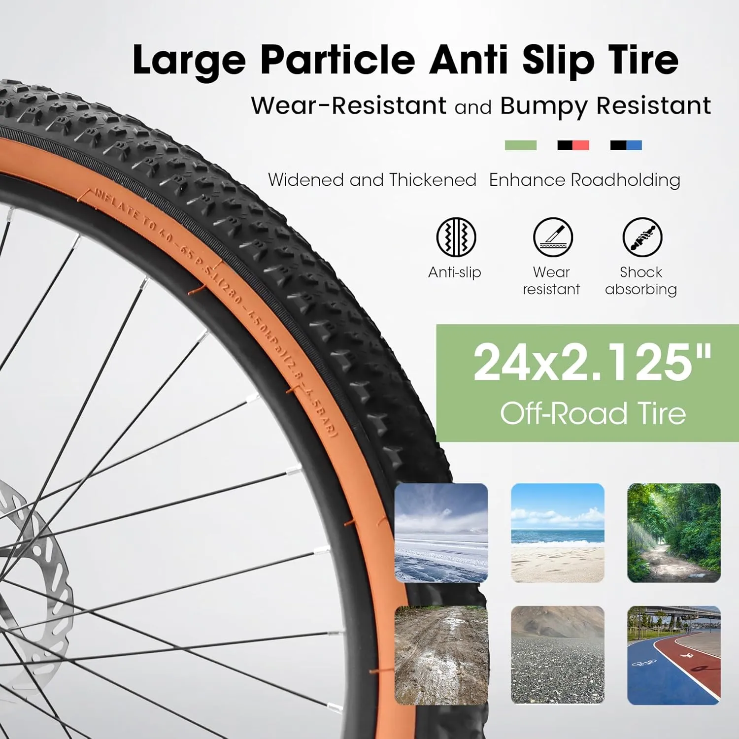 24/26/27.5 Inch, Dual Full Suspension Mountain Bike, 21 Speed Spring Summer Travel, Mens Womens Outdoor Cycling Commuting City Bike to School Work, Birthday Gifts Bicycles