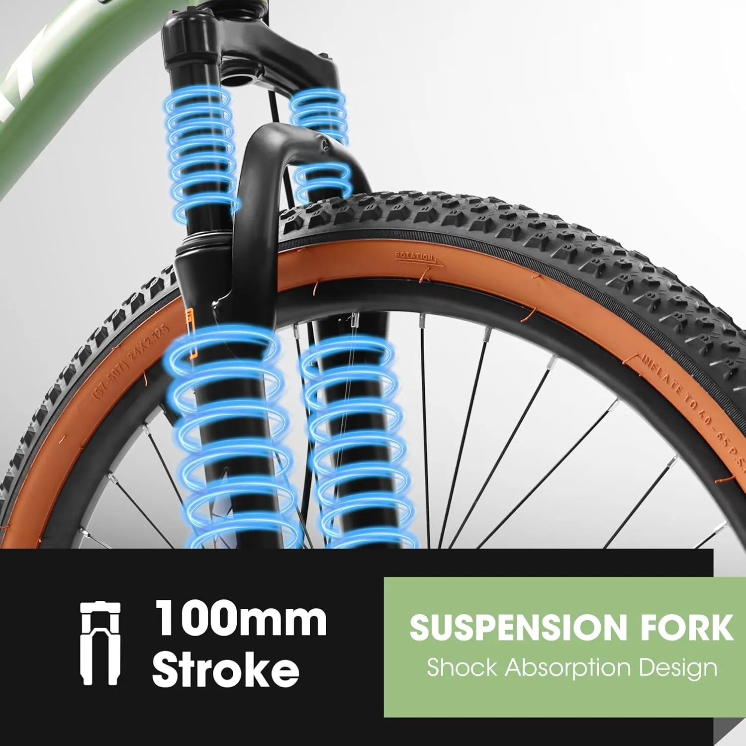 24/26/27.5 Inch, Dual Full Suspension Mountain Bike, 21 Speed Spring Summer Travel, Mens Womens Outdoor Cycling Commuting City Bike to School Work, Birthday Gifts Bicycles