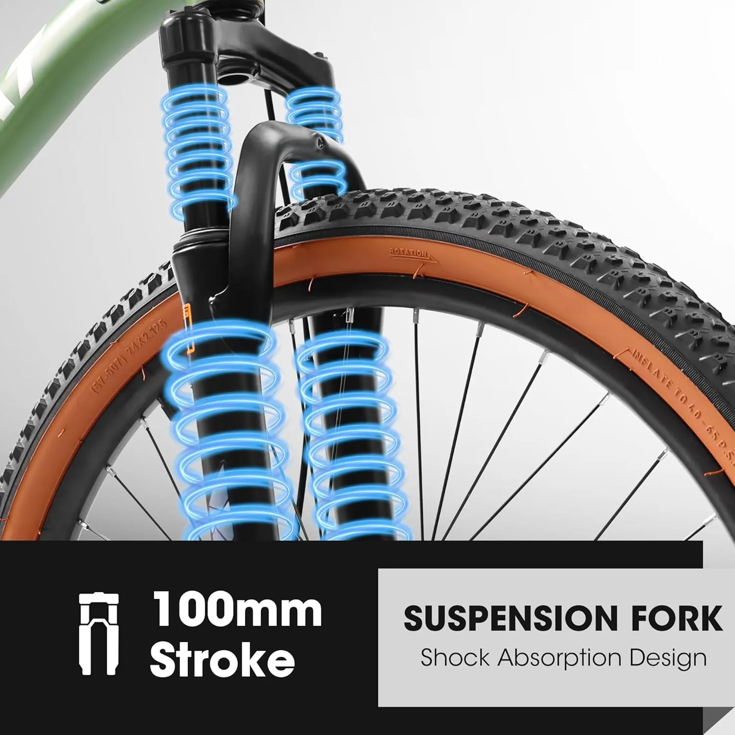 24/26/27.5 Inch, Dual Full Suspension Mountain Bike, 21 Speed Summer Travel, Mens Womens Outdoor Cycling Commuting City Bike to School Work, Birthday Gifts Bicycles