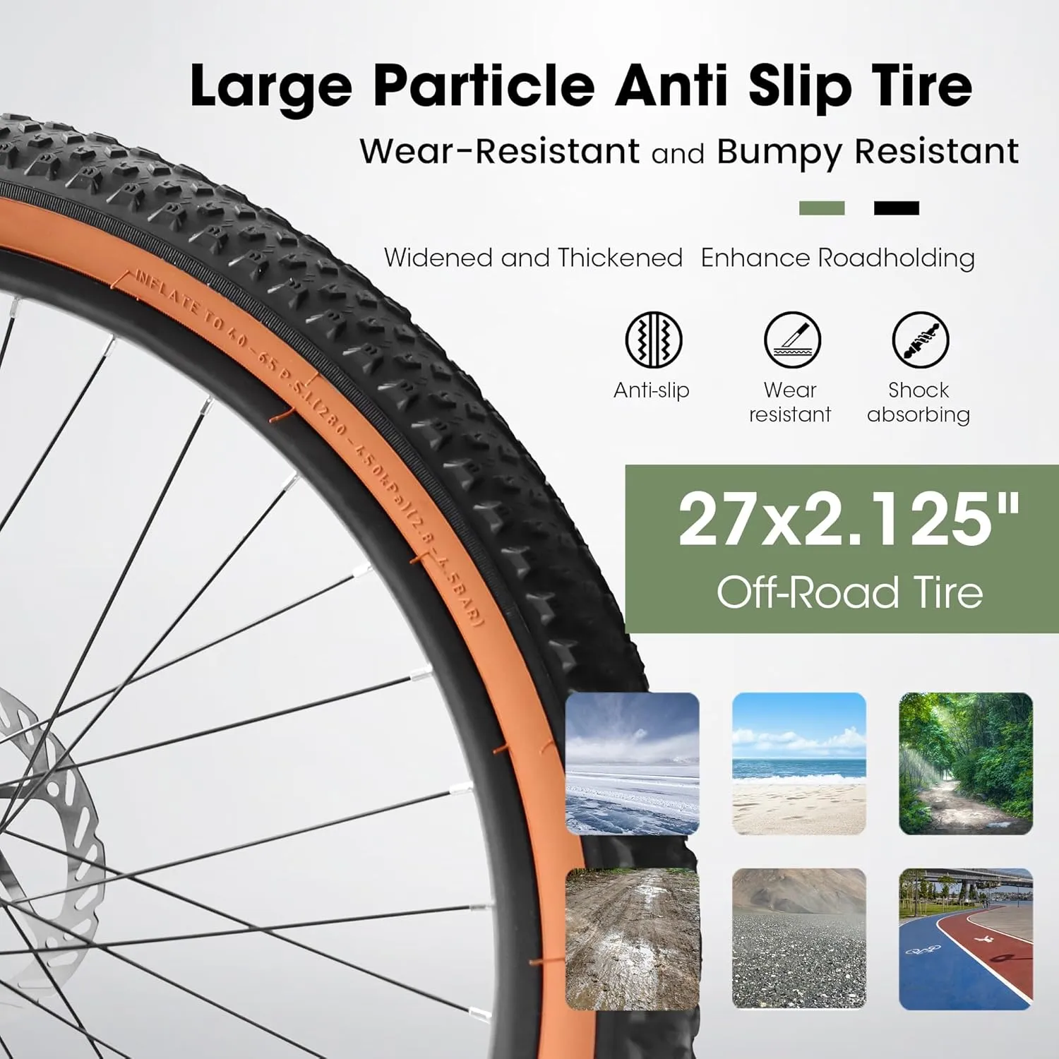 24/26/27.5 Inch, Dual Full Suspension Mountain Bike, 21 Speed Summer Travel, Mens Womens Outdoor Cycling Commuting City Bike to School Work, Birthday Gifts Bicycles