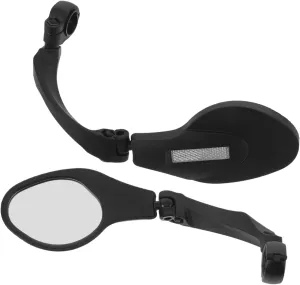 2pcs Bike Mirrors for Bicycles Motorcycles Electric Scooters Versatile Rearview Mirrors with Quick Setup Enhanced Safety for Confident Riding