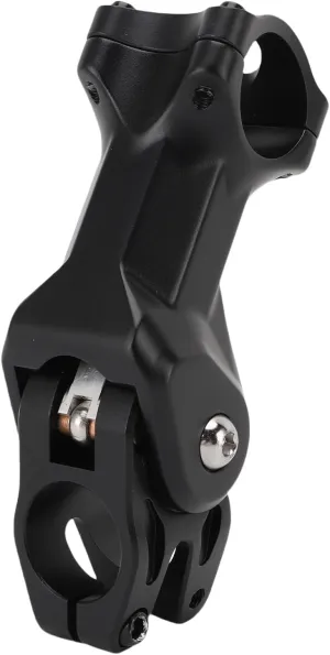31.8mm Bike Stem Black Aluminum Alloy Shock Absorbing Bicycle Handlebar Stem for Road Bike Mountain Bike
