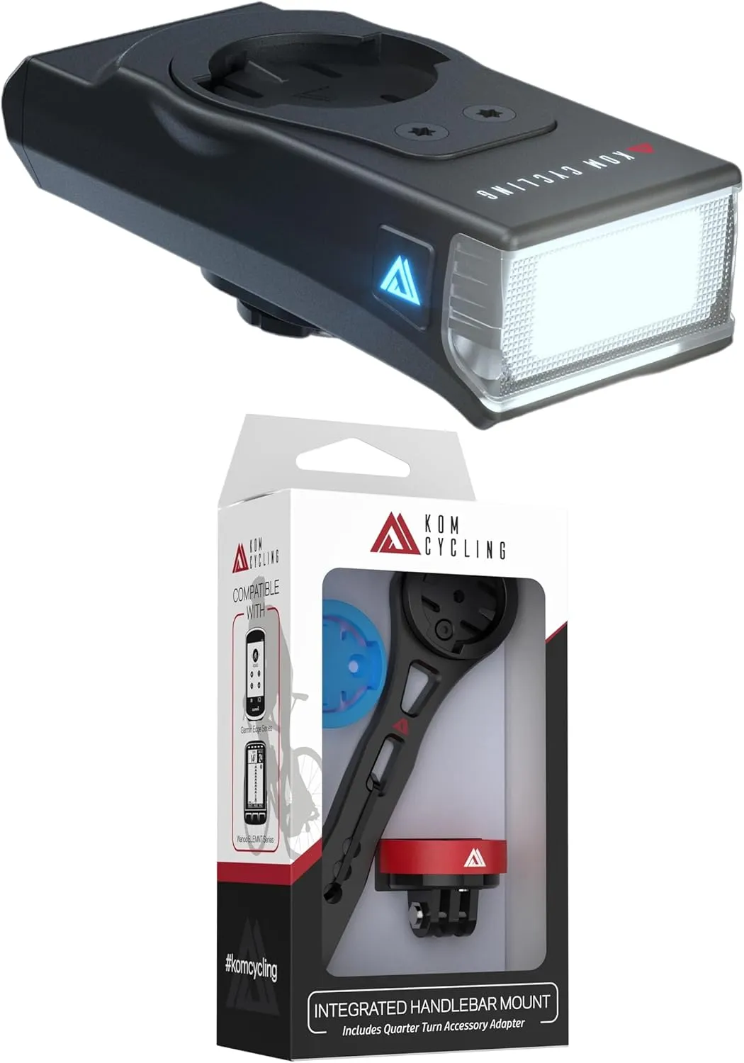350 Lumens Quick Release Light   Integrated Handlebar Mount