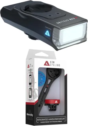 350 Lumens Quick Release Light   Integrated Handlebar Mount