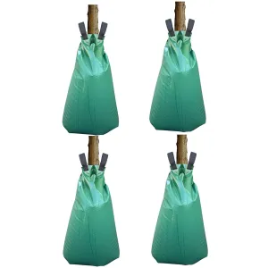 4-Pack 20-Gallon Tree Watering Bags – Heavy-Duty Slow Release Irrigation, Premium PE Drip Bags, 5–8 Hour Watering Time,Reusable Water Bag