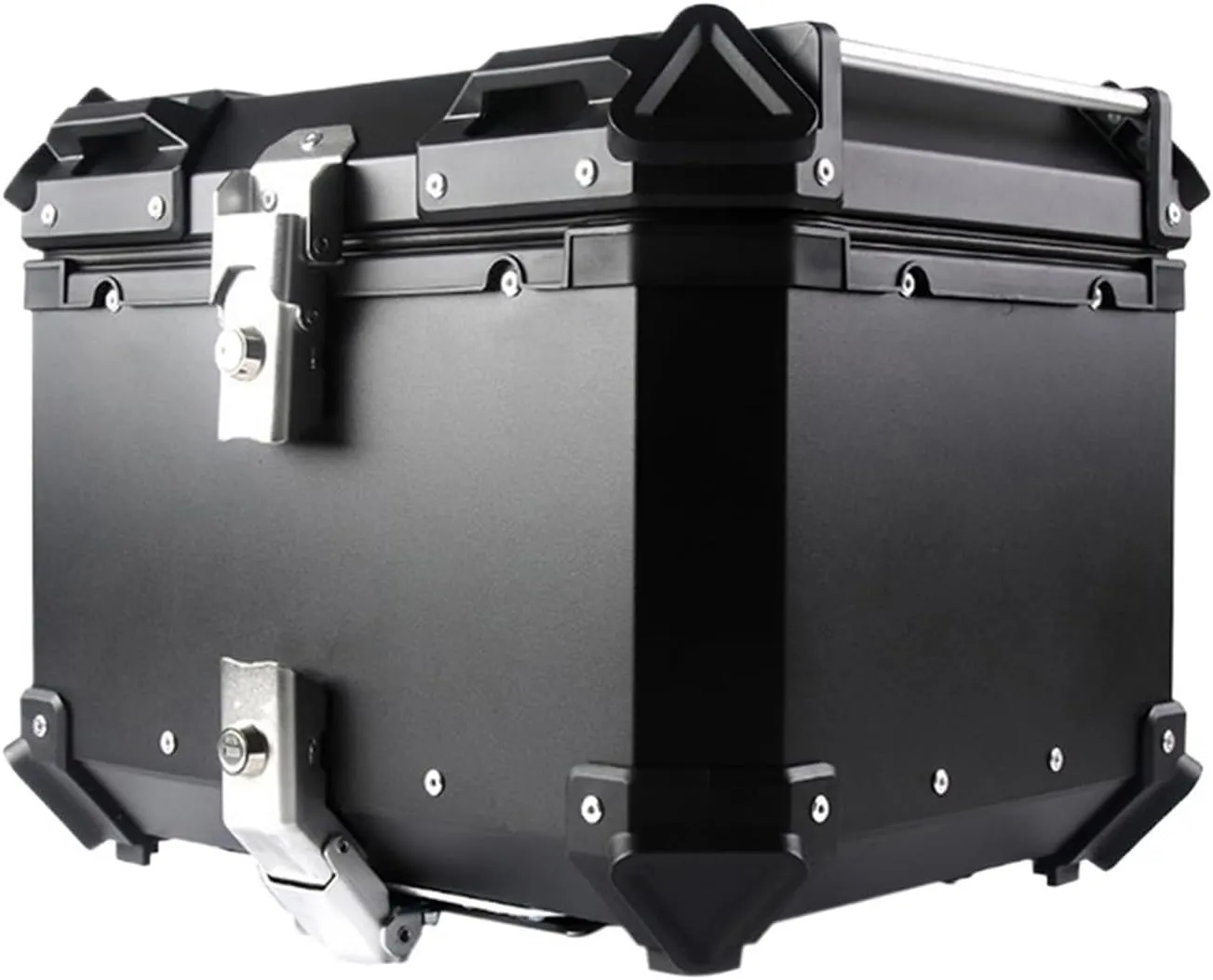45L Universal Motorcycle Aluminum Alloy Rear Trunk Luggage Case Quick Release Electric Motorbike Waterproof Tail Box Storage Box