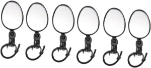 6pcs Handlebar Mirror Cycling Safety Mirrors for Scratch-resistant -fragmentation Easy to Install for Mountain and Road