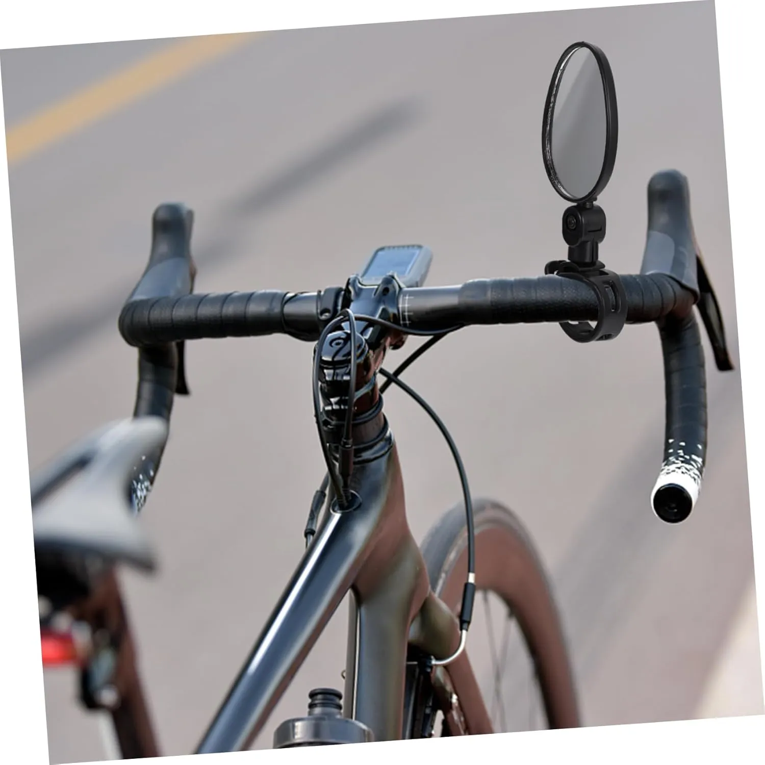 6pcs Handlebar Mirror Cycling Safety Mirrors for Scratch-resistant -fragmentation Easy to Install for Mountain and Road