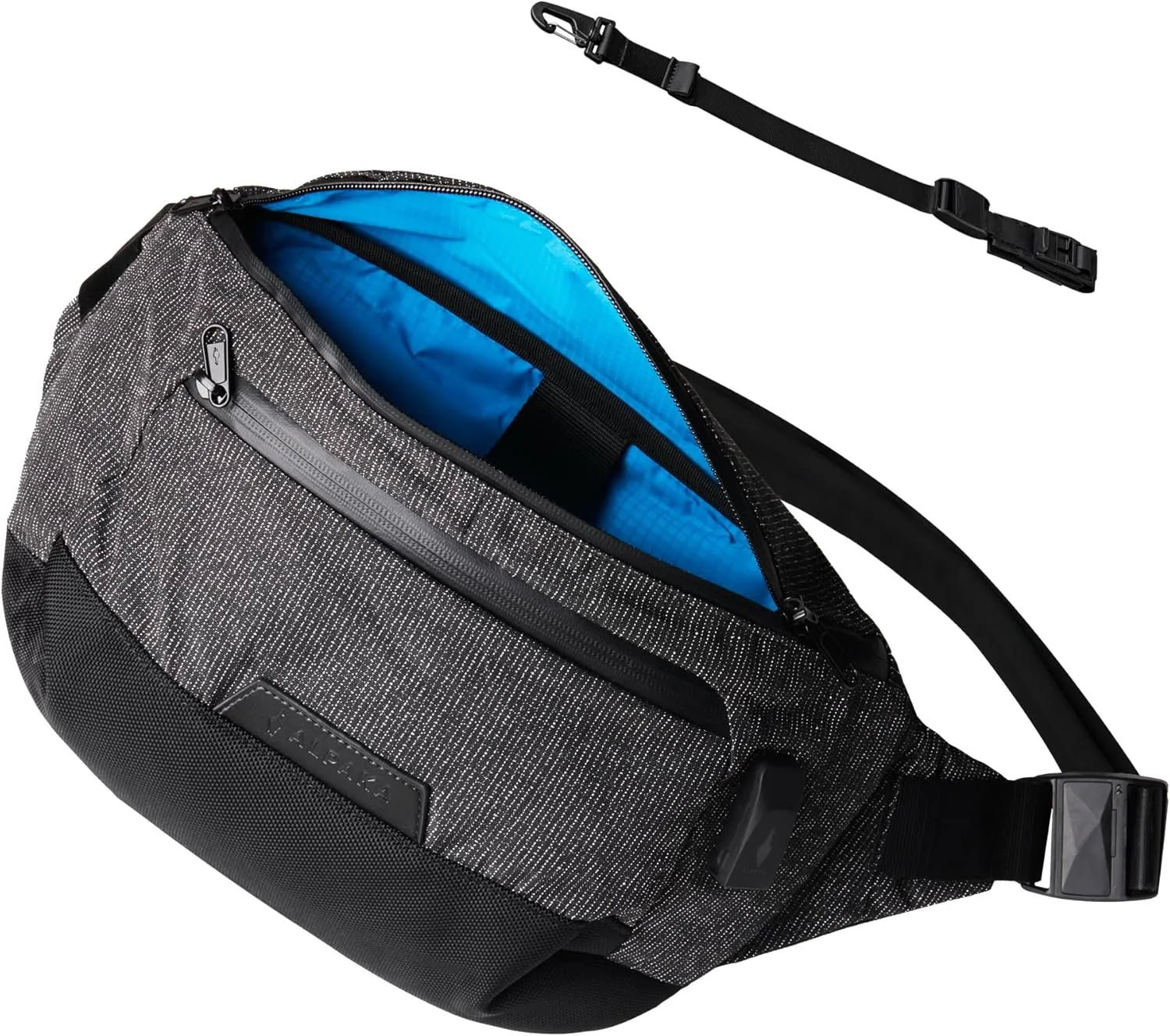 ALPAKA Bravo Sling Pro Black & Magnetic Stabilizer Strap-Accessory for Crossbody Bag - Quick Release