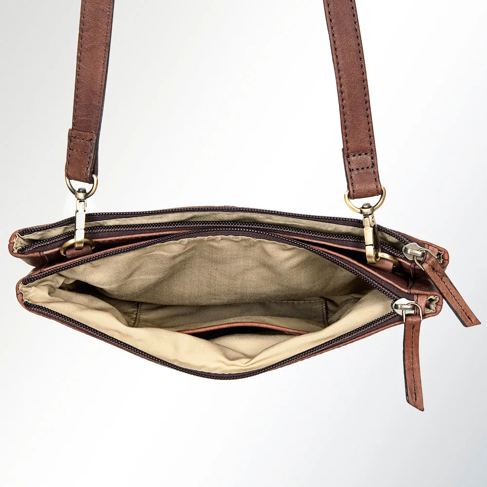 American Darling ADBGI119A Cross Body Genuine Leather Women Bag Western Handbag Purse