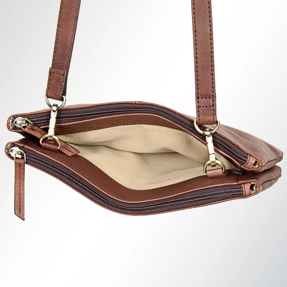 American Darling ADBGI119A Cross Body Genuine Leather Women Bag Western Handbag Purse