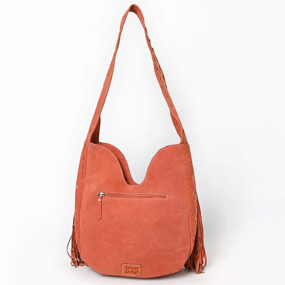 American Darling Small Crossbody Suede Genuine Leather Women Bag Western Handbag Purse
