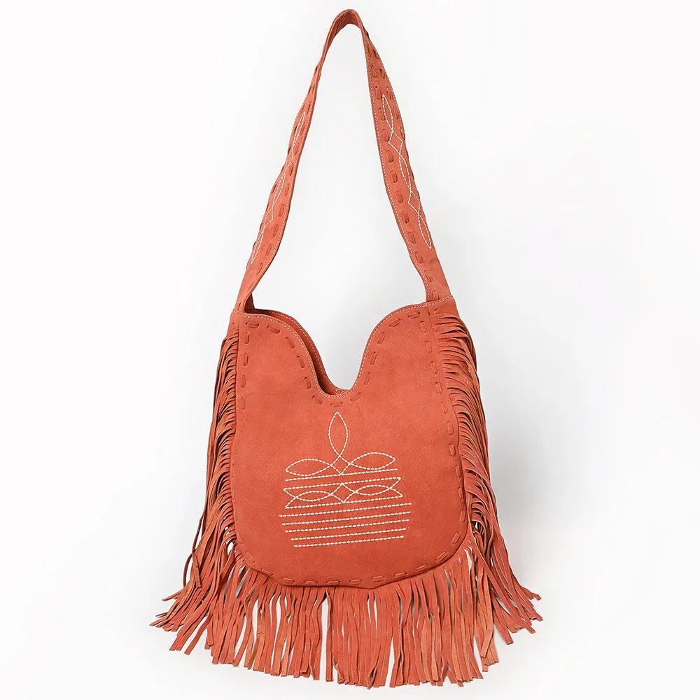 American Darling Small Crossbody Suede Genuine Leather Women Bag Western Handbag Purse