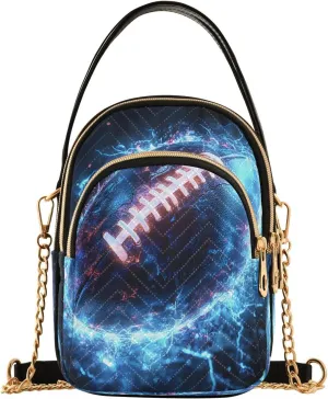 American Football Fantasy Crossbody Bag for Women Mini Cell Phone Purse Women's Shoulder Handbag