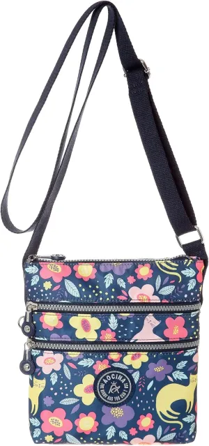 AOCINA Crossbody Purses for Women Lightweight Small Travel Bag Shoulder Purses and Handbags with Multi Zipper Pockets