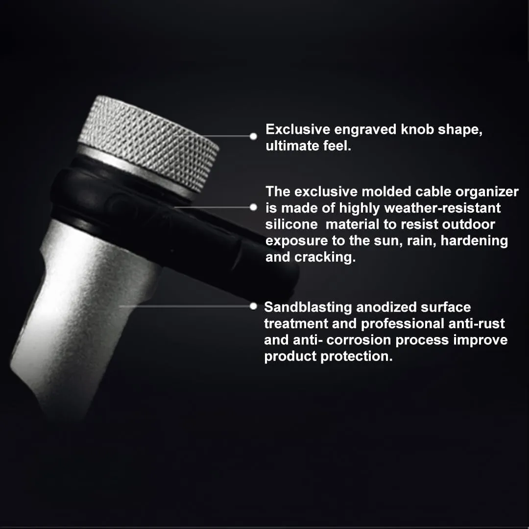 APEXIS-Handlebar Hook-Multifunctional Hook with M10 Ball Head - Black, fits for E-Scooter, Segway Ninebot