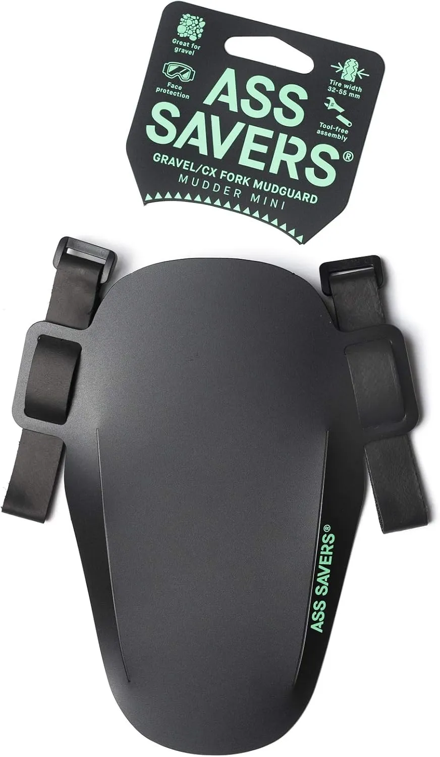 Ass Savers Mfm-1-blk Fahrrad-Schutzbleche, Schwarz, Mini