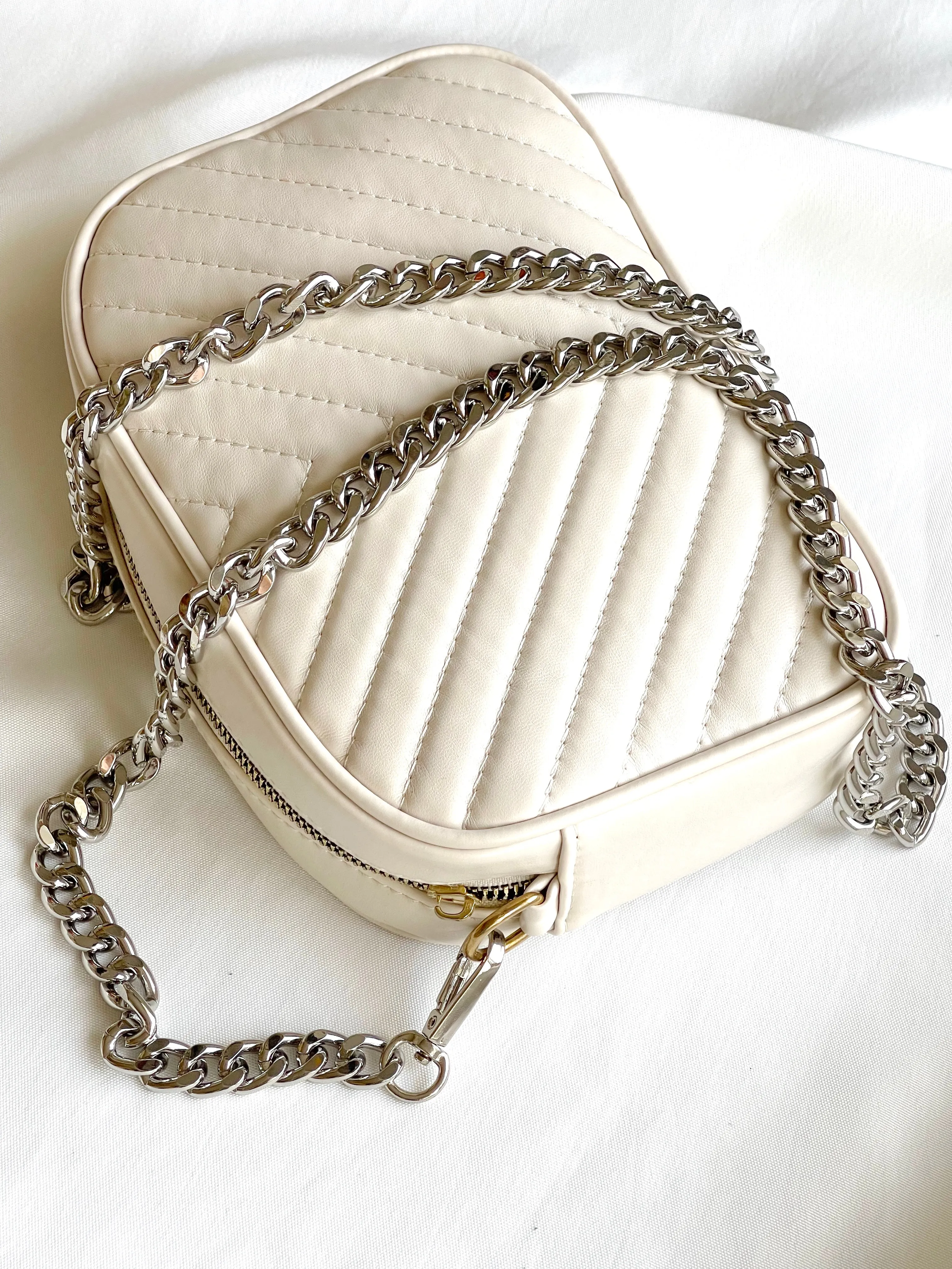Ava - Silver [ Crossbody Bag Chain ]