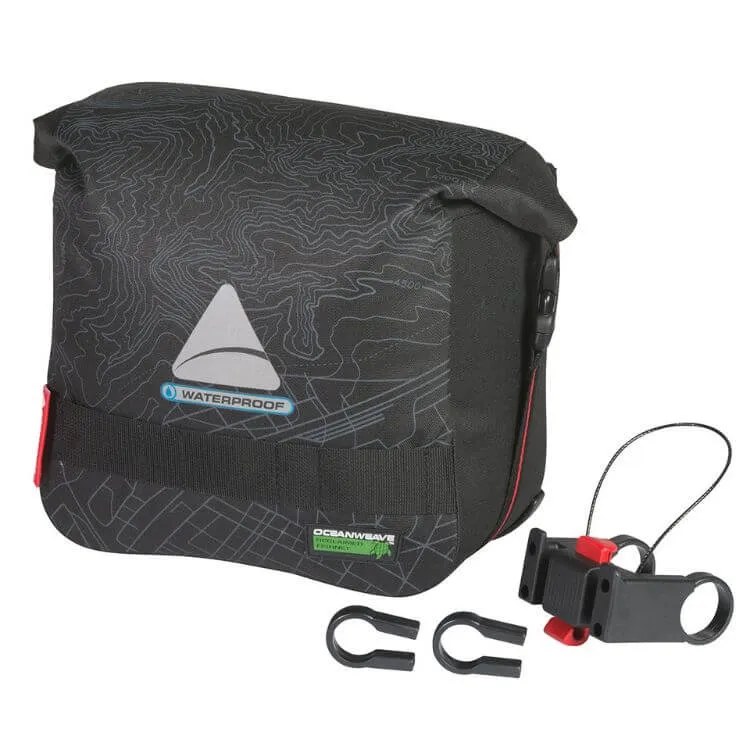 AXIOM MONSOON HYDRACORE OCEANWEAVE HANDLEBAR BAG 9L  - CLEARANCE