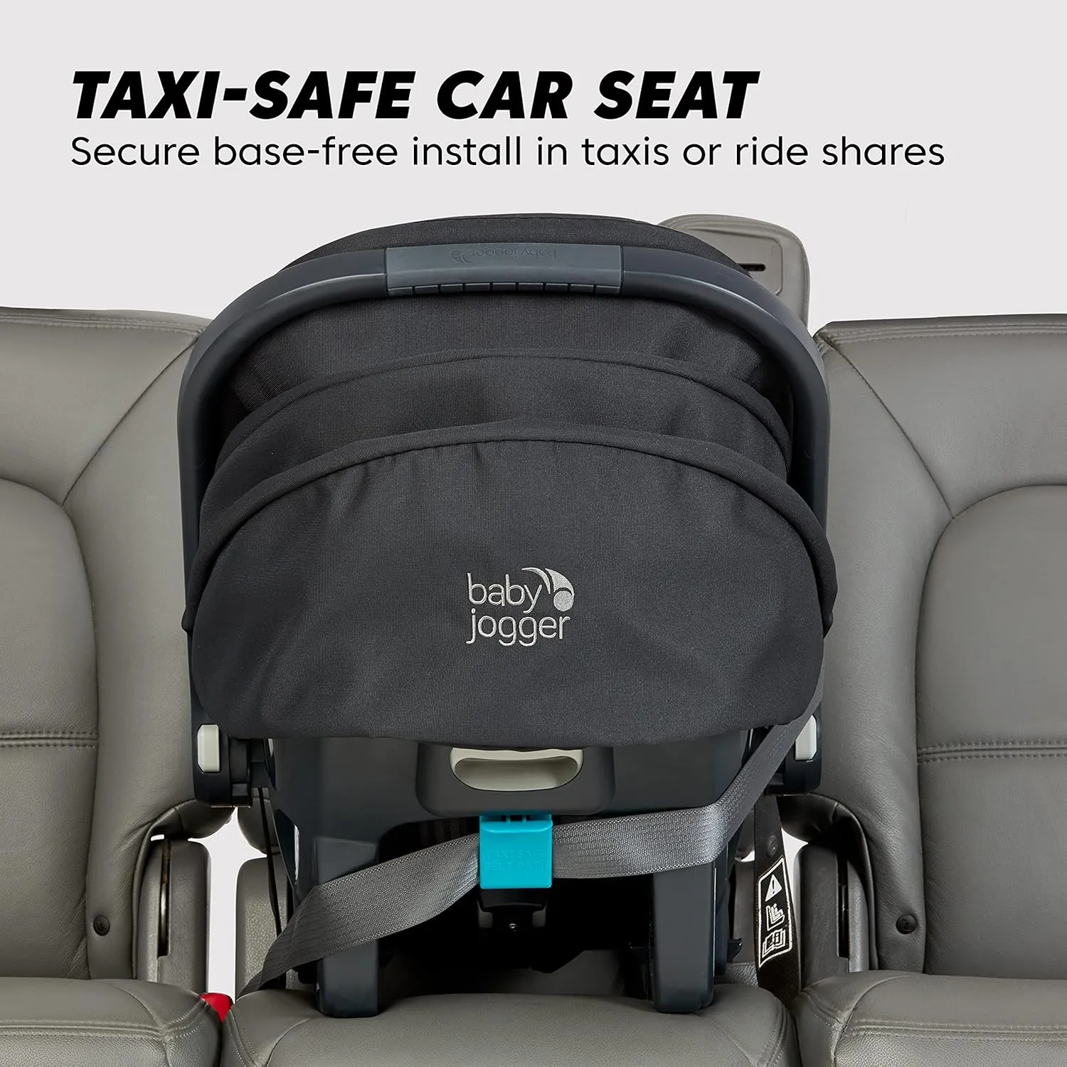 Baby Jogger City Go 2 Infant Car Seat, Pike Exclusive Includes Leatherette Handlebar and Premium Fabrics for a Safe and Comfortable Ride from Day One