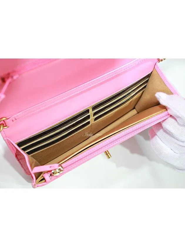 Bag Pink Chain Leather Secure payments Cross Chanel Smart-powered CC Logo