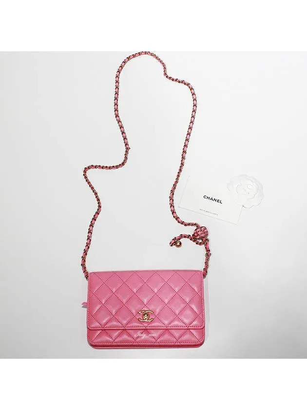 Bag Pink Chain Leather Secure payments Cross Chanel Smart-powered CC Logo