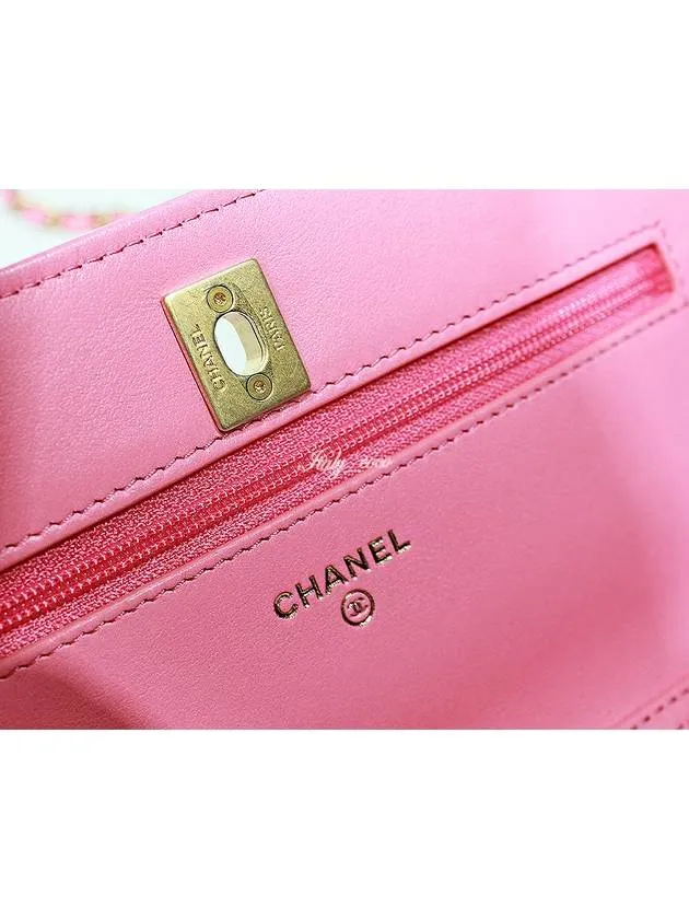 Bag Pink Chain Leather Secure payments Cross Chanel Smart-powered CC Logo