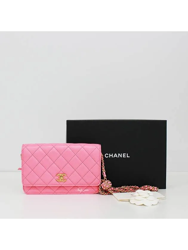 Bag Pink Chain Leather Secure payments Cross Chanel Smart-powered CC Logo