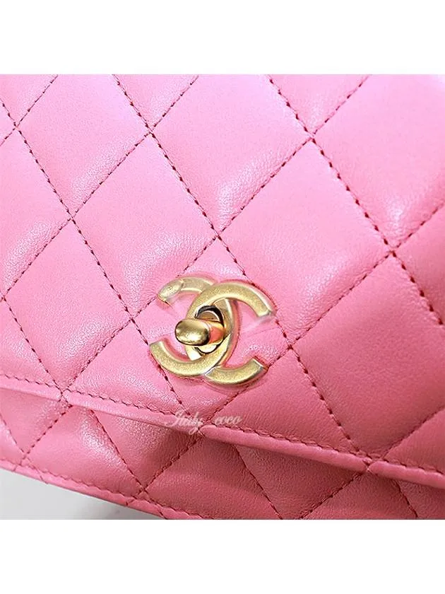Bag Pink Chain Leather Secure payments Cross Chanel Smart-powered CC Logo