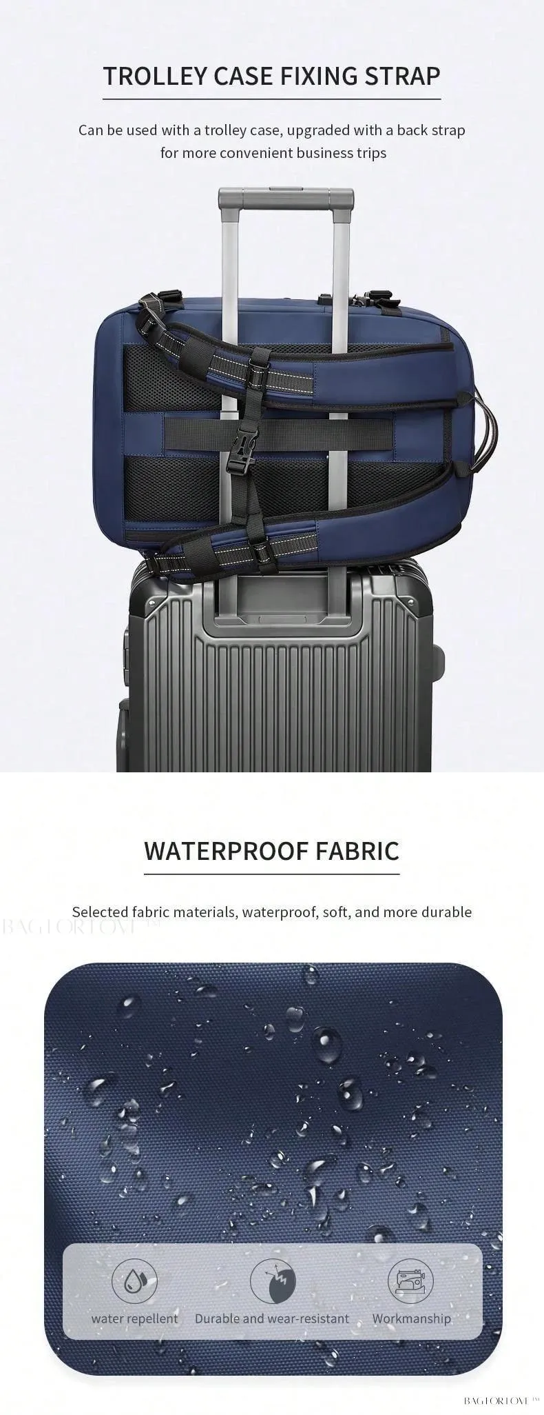 BagForLove - Comprehensive Backpack for School, Work, or Adventure