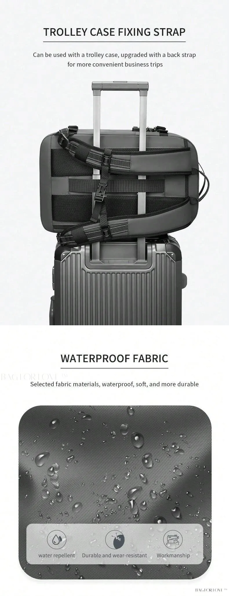 BagForLove - Comprehensive Backpack for School, Work, or Adventure