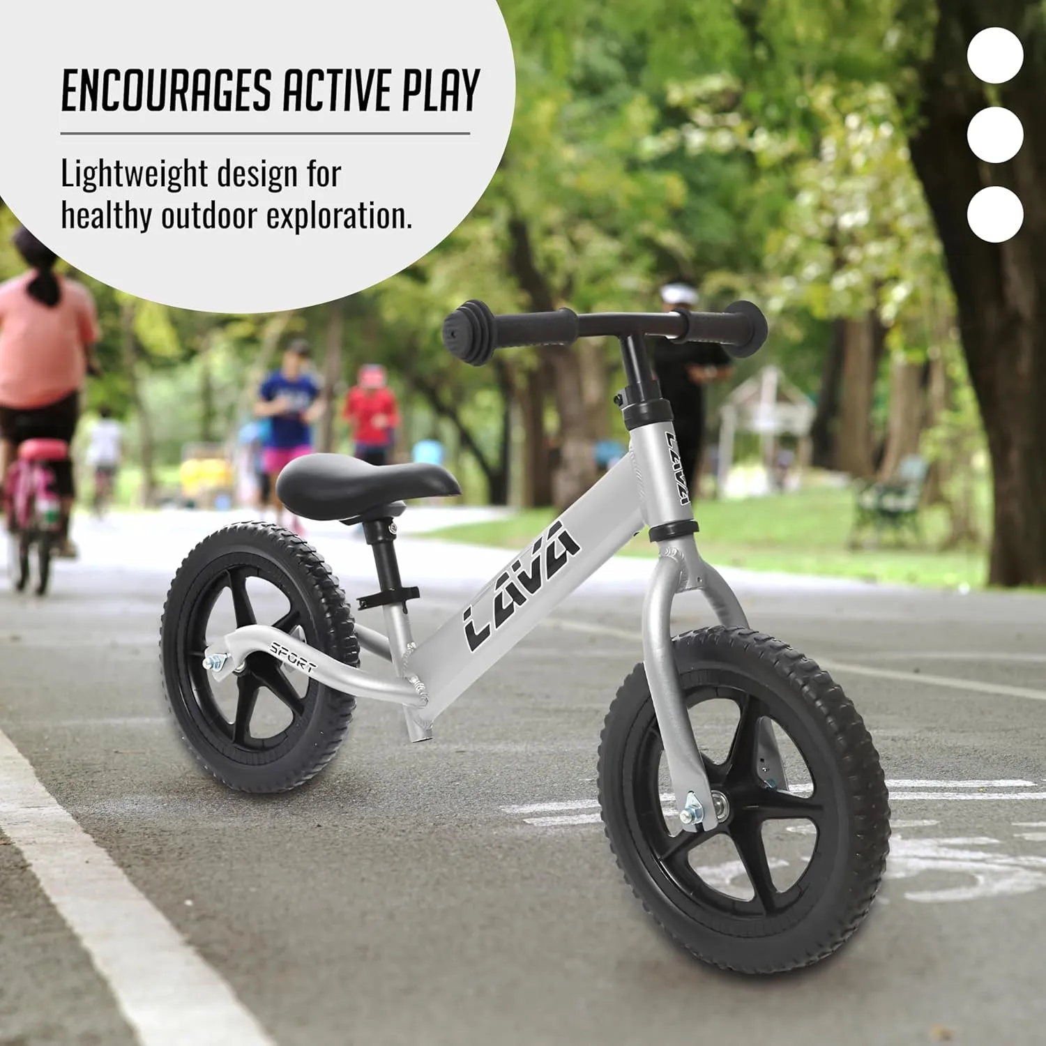 Balance Bike - Lightweight Aluminium Toddler Bike for 2, 3, 4, and 5 Year Old Boys and Girls - No Pedal Bikes for Kids with Adjustable Handlebar and Seat, EVA Tires - Training Bike