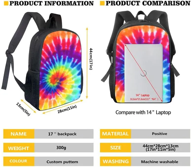 Bamboo Panda Hand Drawing 3 in 1 School Bags Set Backpacks With Cute Panda Bear Art Painting Lunch Bags and Pencil Case for Teens Students Boys Girls