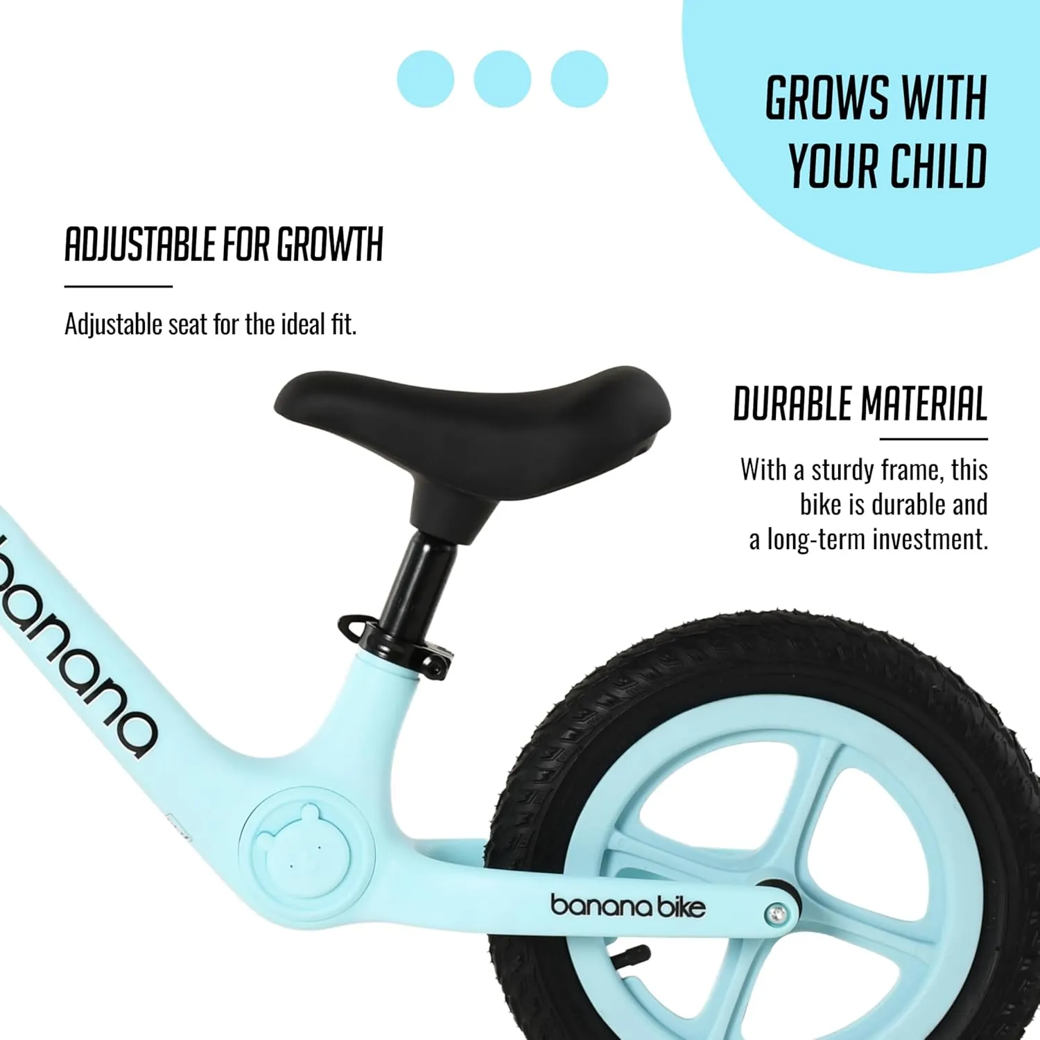 banana bike Lava Sport Kids Balance Bike - No Pedal Kids Bikes - Walking Bicycles - Beginner Lightweight Sports Training Bicycle for Boys and Girls - Age 2-6 - Adjustable Handlebar and Seat