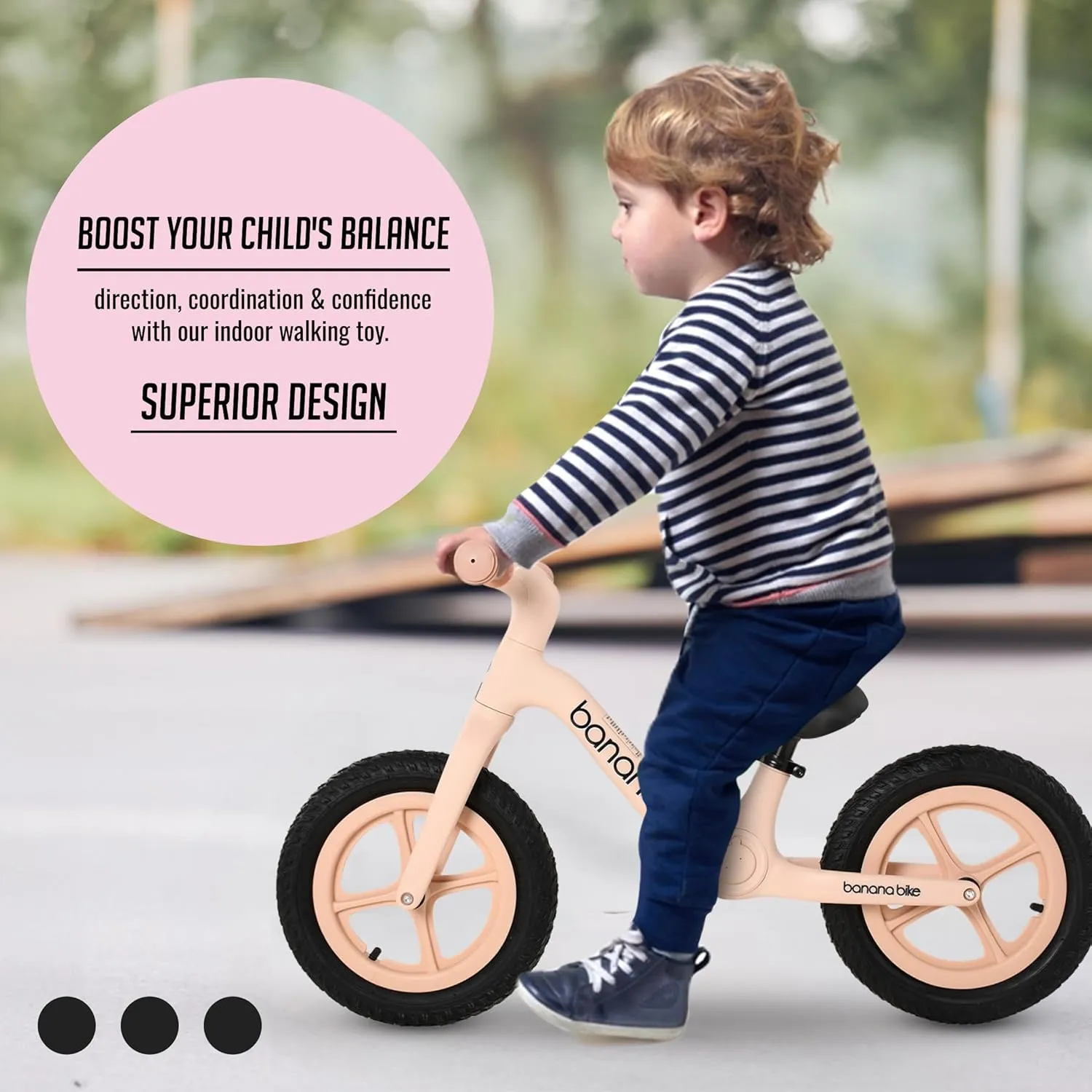 banana bike Lava Sport Kids Balance Bike - No Pedal Kids Bikes - Walking Bicycles - Beginner Lightweight Sports Training Bicycle for Boys and Girls - Age 2-6 - Adjustable Handlebar and Seat