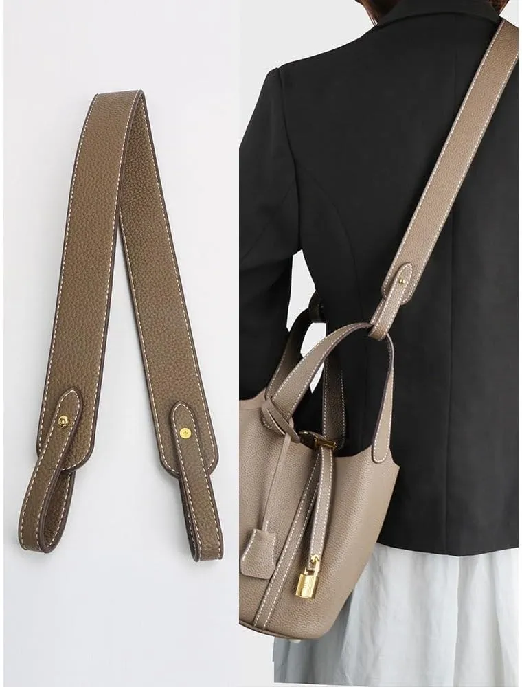 Beige Crossbody bag shoulder strap accessories remodeling underarm bag pu strap