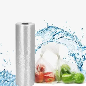 BESTEASY Produce Bags, Clear Plastic - 12" x 16", Durable, Bread, Fruits, Vegetable - 350 Bags/Roll (1 Roll)
