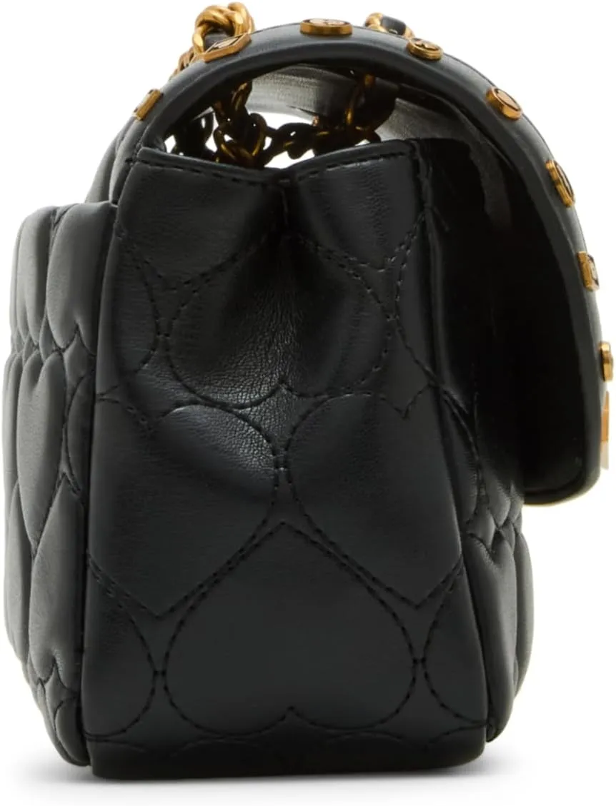 Betsey Johnson Icon Hearts Flap Bag