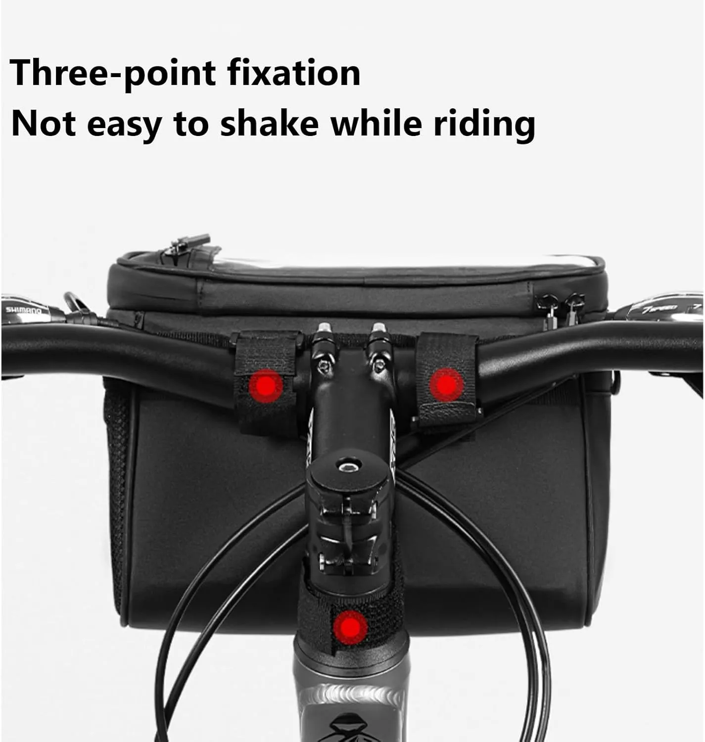 Bicycle Handlebar Bag for Scott Sub/Ransom/Aspect/Strike eRide Waterproof Dustproof Bicycle Phone Bag Wear Resistant Bicycle Bag Cycling Accessories,B