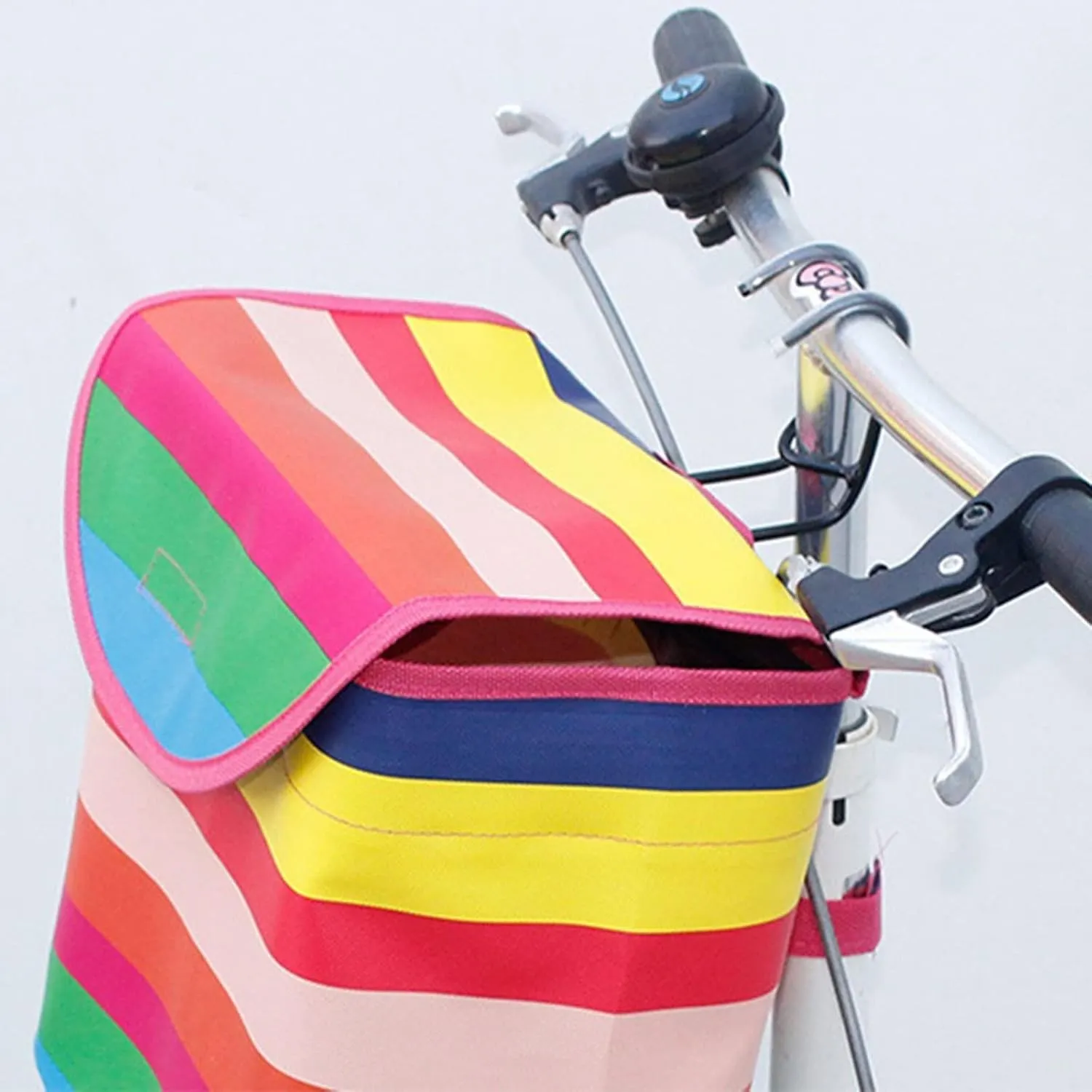 Bike Basket Bicycle Basket Handlebar Pannier Cycling Carryings Holder Bike Riding Pouch Biking Food Canvas Cloth Food Basket