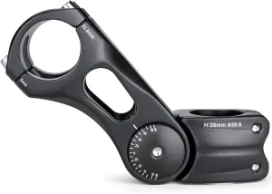Bike Bicycle Stem - -75 ~   50 Degree Adjustable bike Stem- 90/110/145mm Bike Stem Riser For 31.8(1-1/4") Handlebars- Aluminum Alloy Mountain Bike Handlebar Riser Extender For Mountain Road City Bike