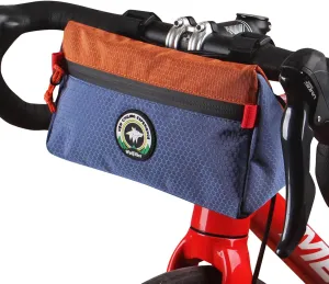 Bike Handlebar Bag, Bicycle Front Bag, Kids Handle Bar Bag, Storage Bag with Shoulder Strap for Men Women Kids Outdoor Road MTB Cycling(Purple Brown)