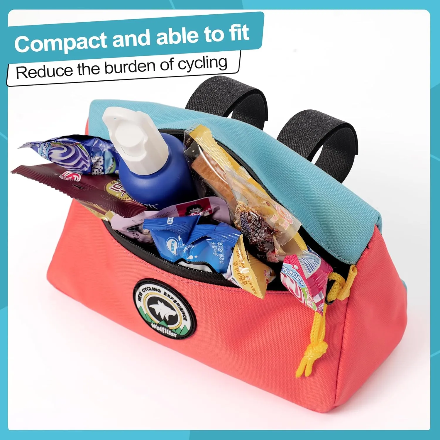 Bike Handlebar Bag - Outdoor Cycling Bag for Front Handlebars, Balance Bikes, Mountain Bikes & Road Bicycles