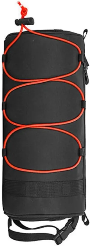 Bike Handlebar Bag Small Bicycle Handle Bar Bag Handlebar Storage Pouch Pack (Red)