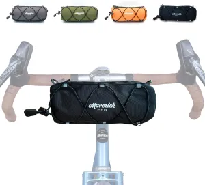 Bike Handlebar Bag with Shoulder Strap Bicycle Front Bag for Mountain Road Bike Cycling Pouch (Black)