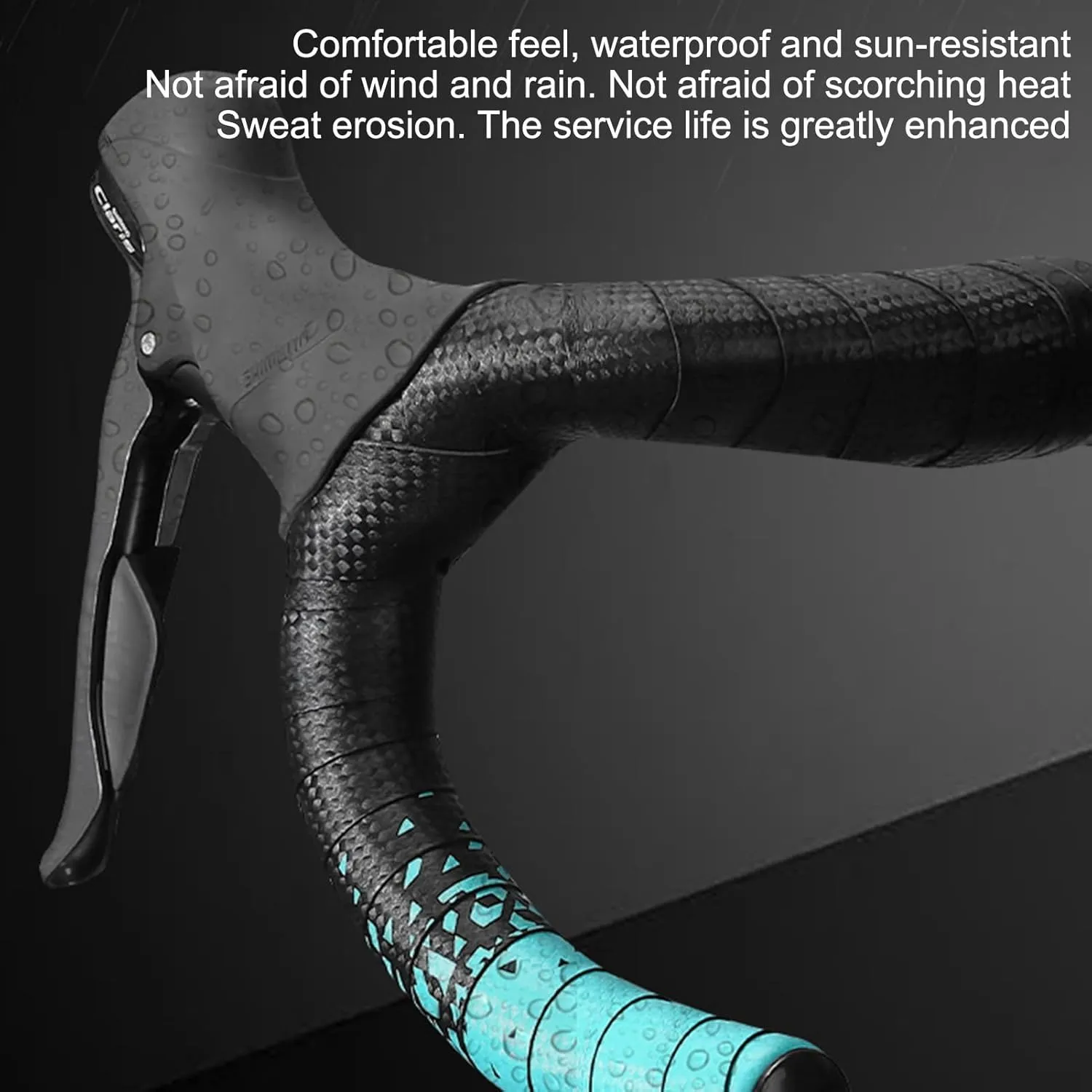 Bike Handlebar Tape - Really Long Bike Handlebar Tape | Bicycles Drop Bar Handle Wrap | Extra Sticky, Shock-Absorbing, Weather-Resistant, Cycling Accessories for Road Mountain Commuting